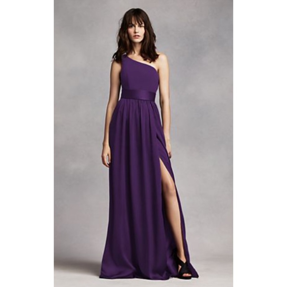 Vera Wang One Shoulder Bridesmaid Dress